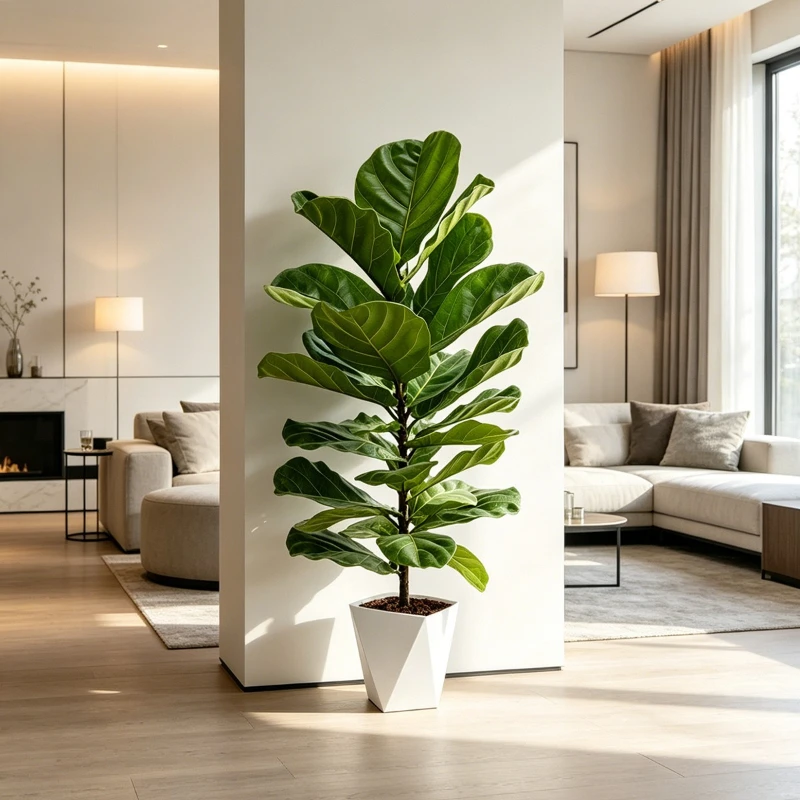 LTT Ficus pianus medium and large leaf old pile potted plant office green plant