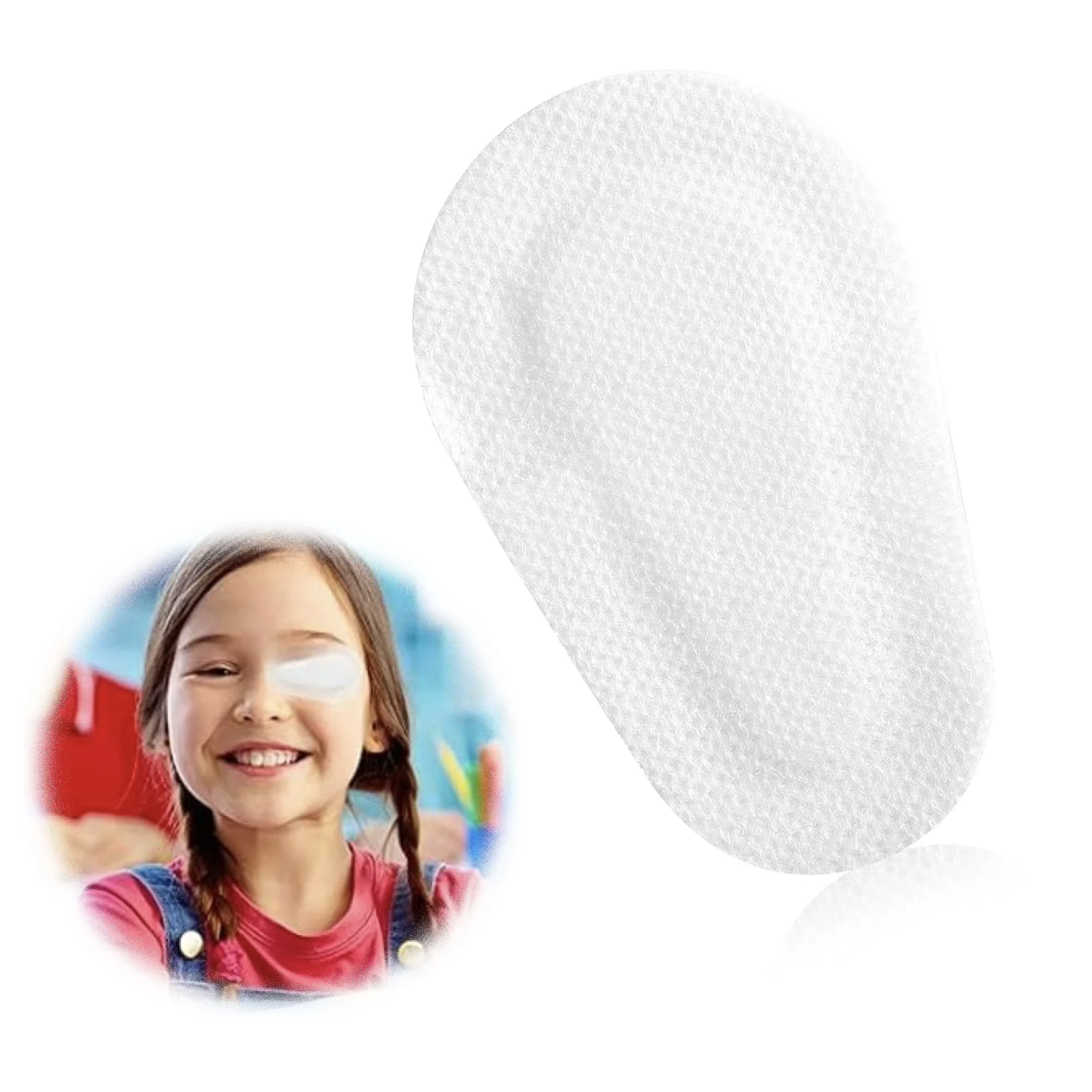 

Medical Sterile Eye Patch Disposable Non Woven Adhesive Breathable Absorbent Wound Dressing Eye Pad