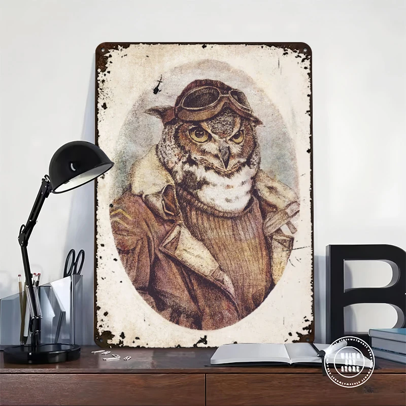 Ready for Take Off 3D Texture Metal Poster Customized Wall Art Retro Vintage Tinplate Signs for Office Decoration Gaming House