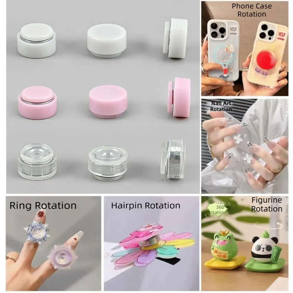 50Pcs 360°Rotation Mini Rotating Bearings Smooth Spin High Precision Spinner Mechanism 3 Size DIY Craft Ball Bearing Accessories