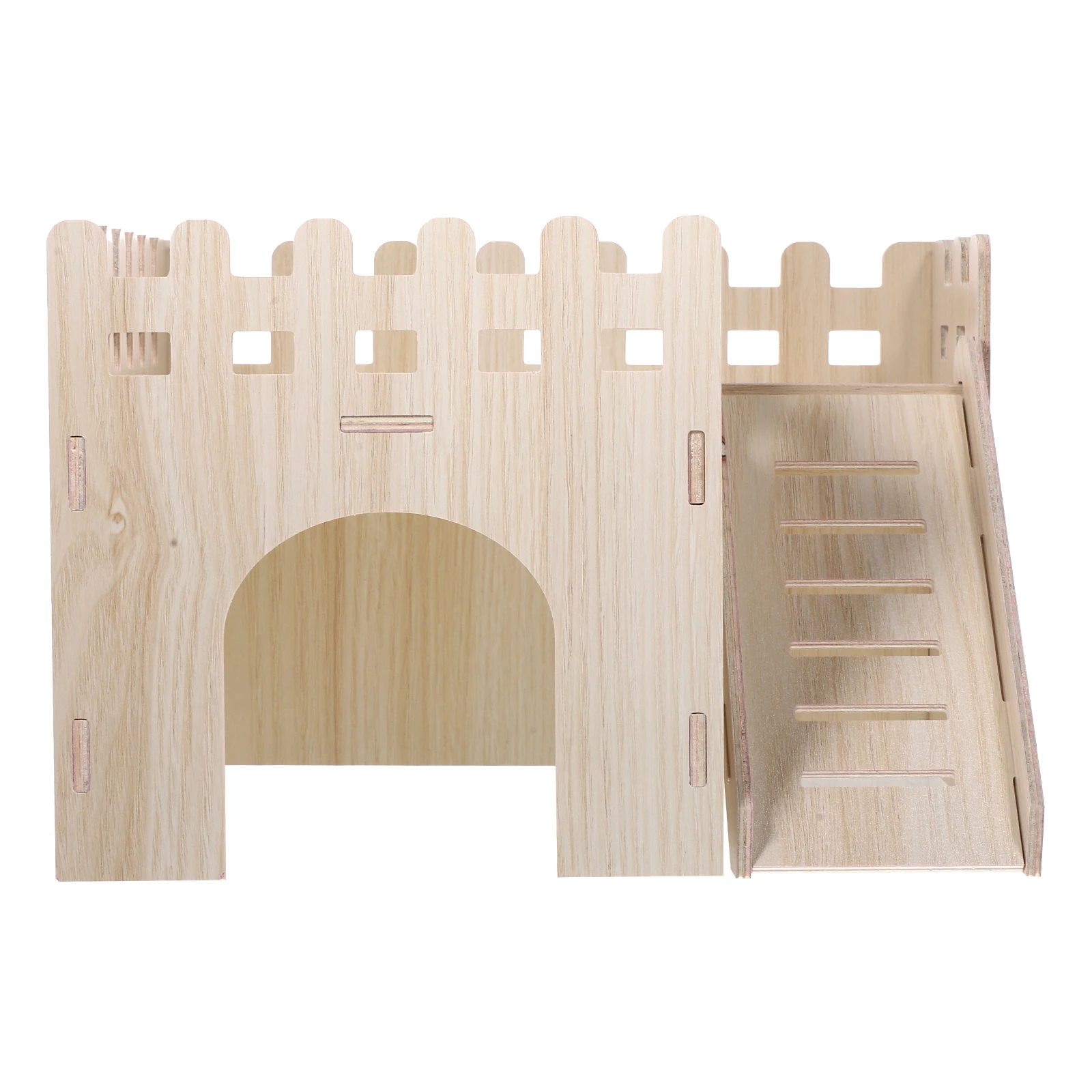 

Solid Wood Shelter Hamster Hideouts Wooden Houses Durable Cozy Resting Place Easy Clean Suitable Hamsters Hedgehogs Guinea Pigs