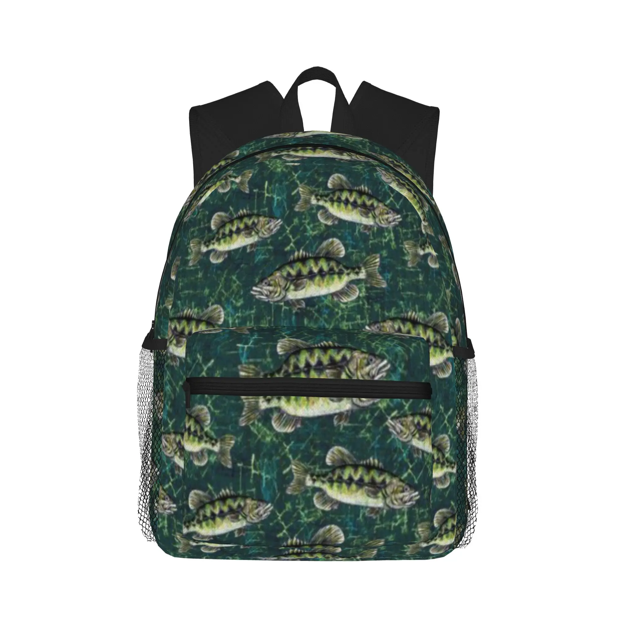 

Largemouth Bass Camo Pattern Casual Backpack for Students and Adults Bags for women