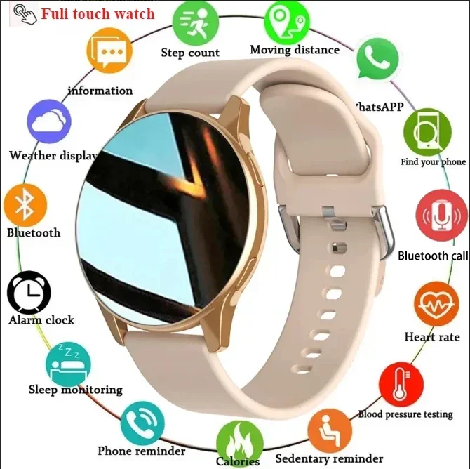 ساعة ذكية مقاومة للماء للرجال والنساء ، مكالمة بلوتوث ، ساعة ذكية ، معدل ضربات القلب ، مراقبة ضغط الدم ، samsama ، iOS ، جديد #1