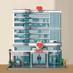 City Hospital Building Blocks para Crianças, Doctor Rescue Room, Modelo Compatível, Bricks Toys, Gift Set de Aniversário, 1350PCs