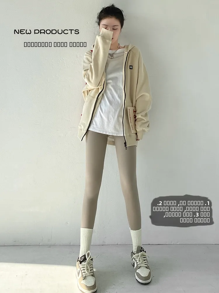 

Women's Yoga Pants High Waist Butt Lifting Thiened Fce Tight Elastic Autumn Winter Boting Pants Long Leggings