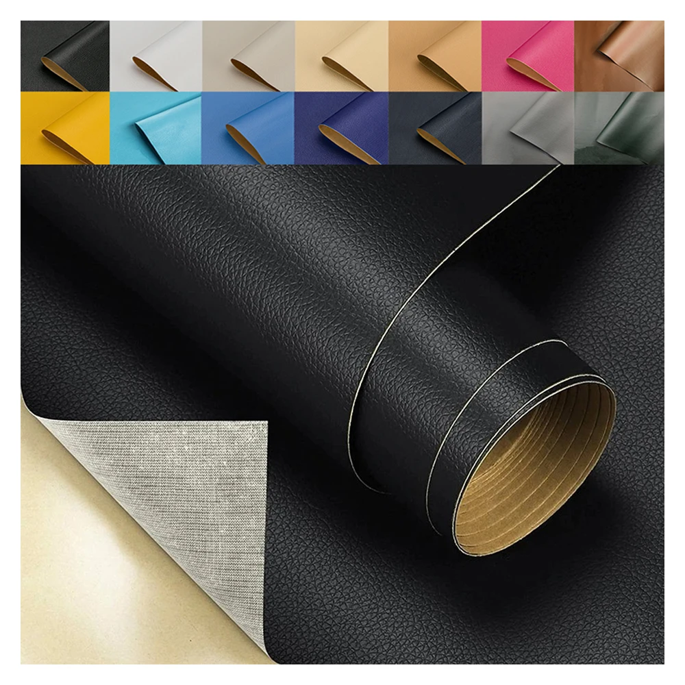 Leather Repair Patch Kit Self-Adhesive Leather Tape Upholstery Vinyl Sticker for Couches Sofa Furniture Car Seats Bags Jackets