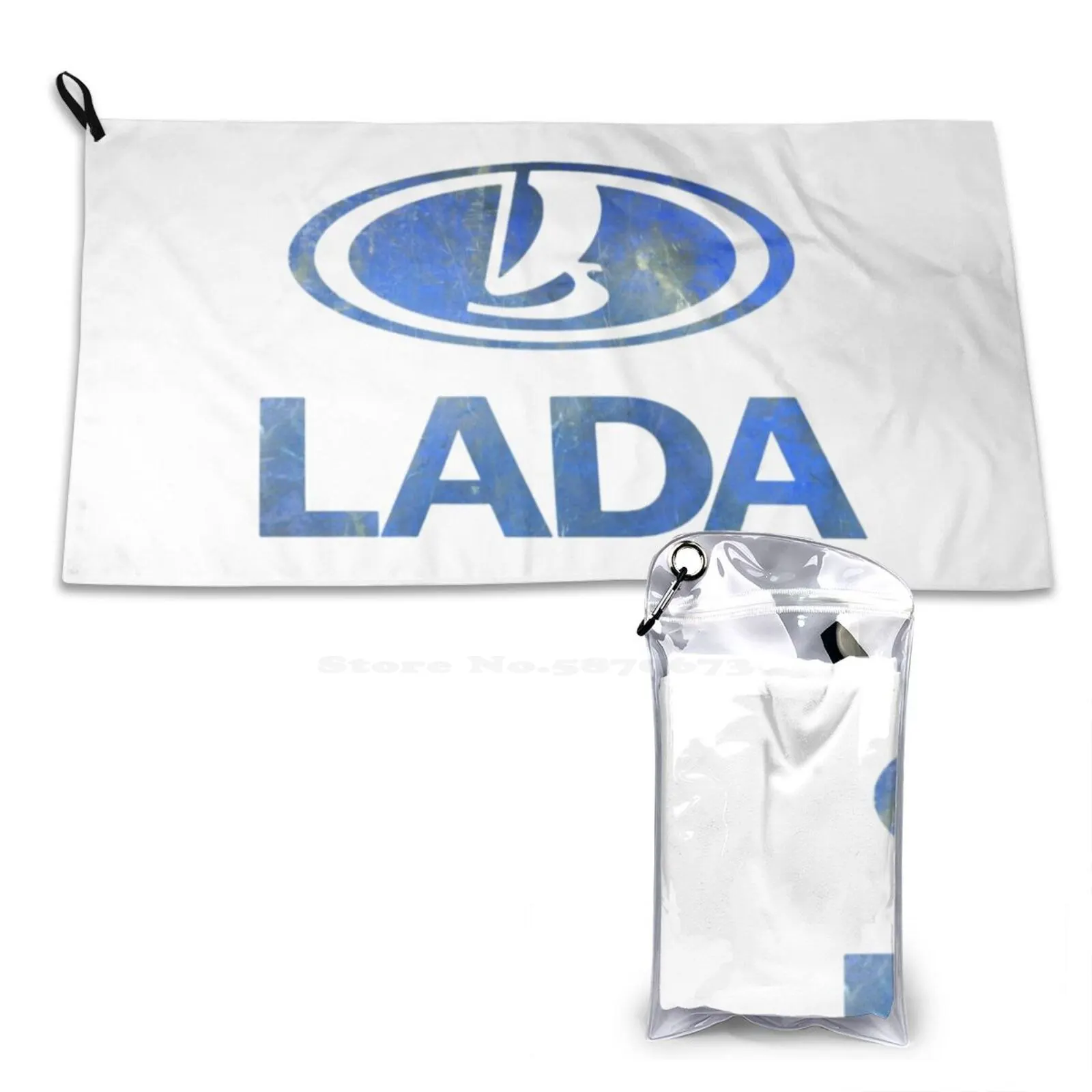 Lada Cars Sport Towels Outdoor Hiking Cycling Swimming Lada Cars Russia Ussr Vintage Fathers Day Bike Club