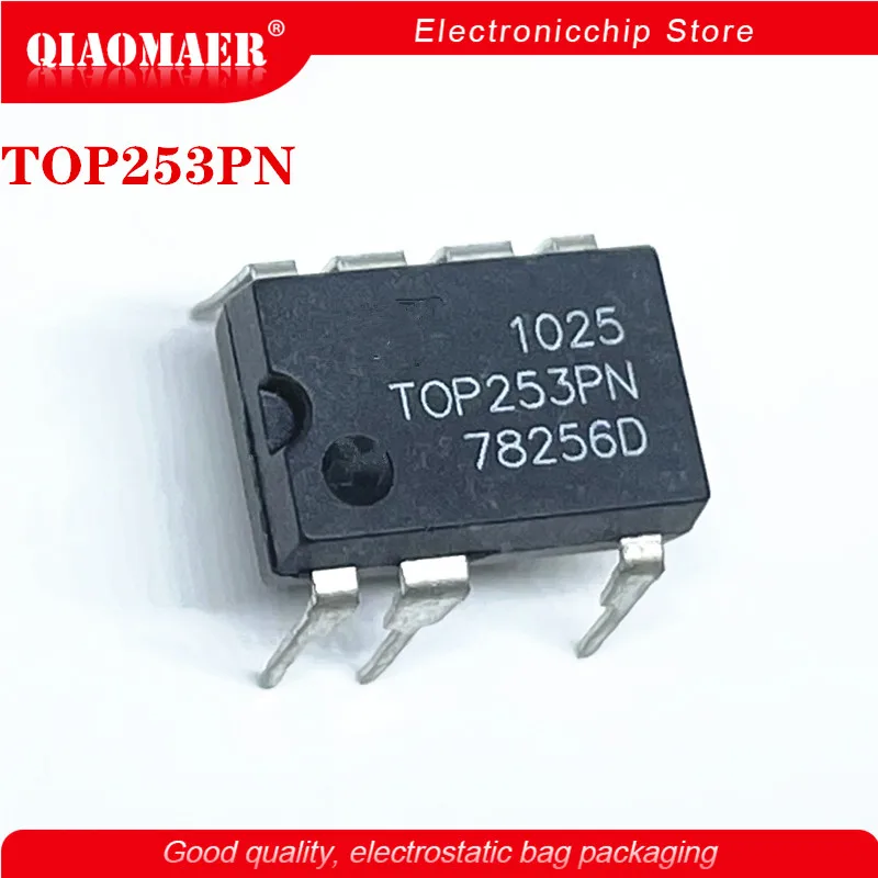 10PCS/LOT  TOP253P TOP253 DIP-7 TOP253PN DIP7