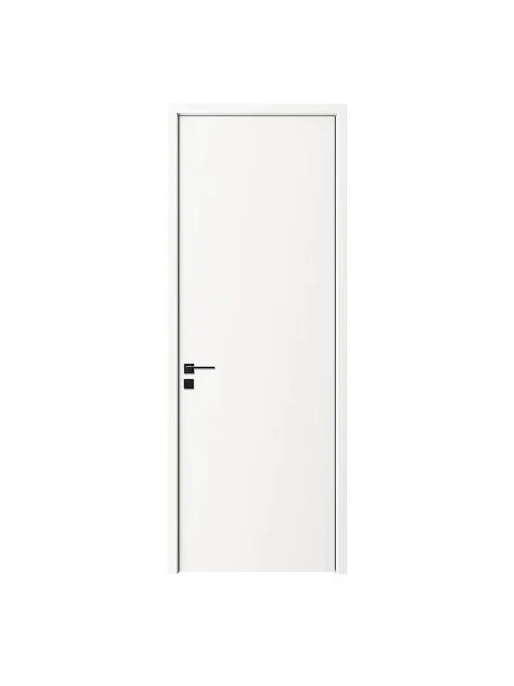 #Bedroom set door, very narrow wooden door, room interior , high-quality wooden , outer flat and inner opening door