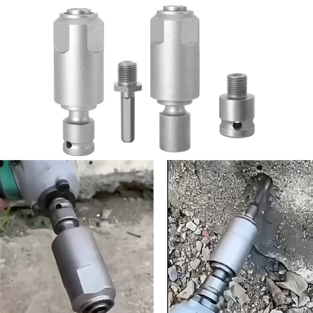 Wrench Adapter 1/2 Chuck Adapter Driver Wrench Convert To Electric Hammer Square Round Shaft Conversion Head Power Tools
