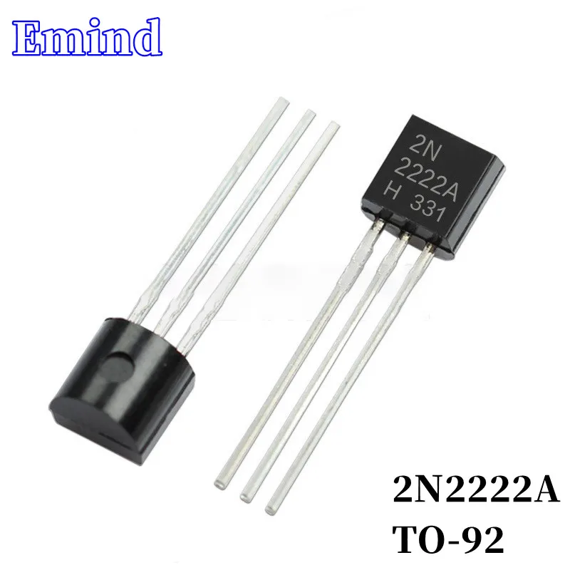 

300/500/1000/2000/3000Pcs 2N2222A DIP Transistor TO-92 NPN Type 40V/600mA Bipolar Amplifier Transistor