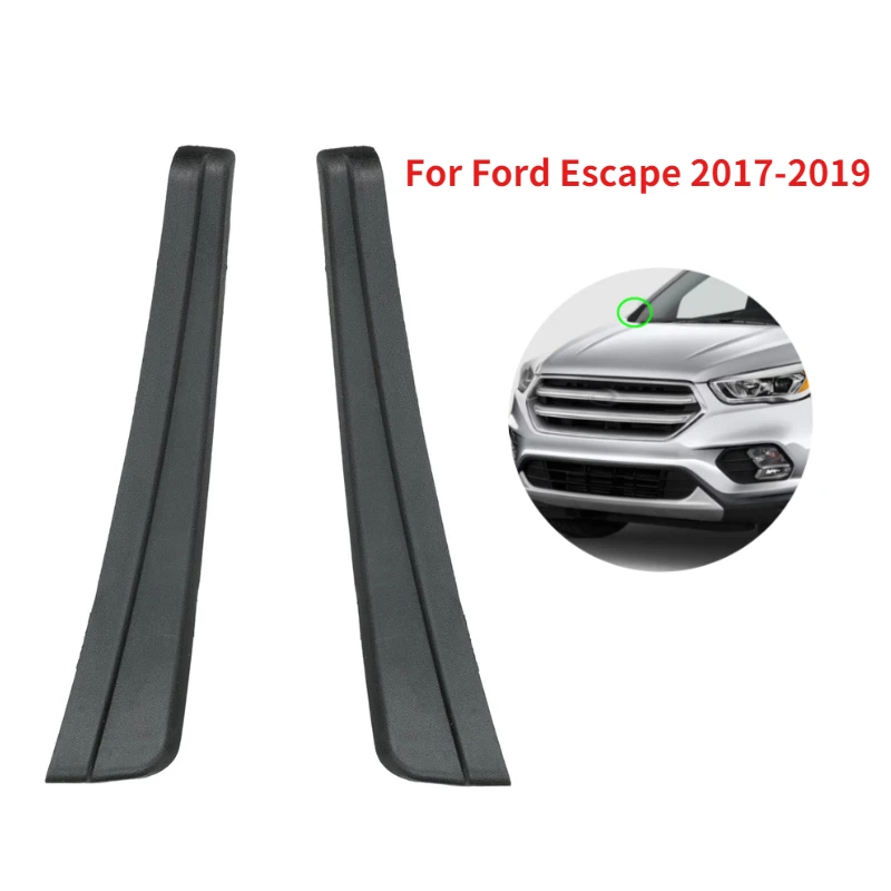 

For Ford Escape 2017 2018 2019 Car Front Windshield Wrap Corner Trim Wiper Side Trim Cover Lid Windshield Molding Cowl End Seals