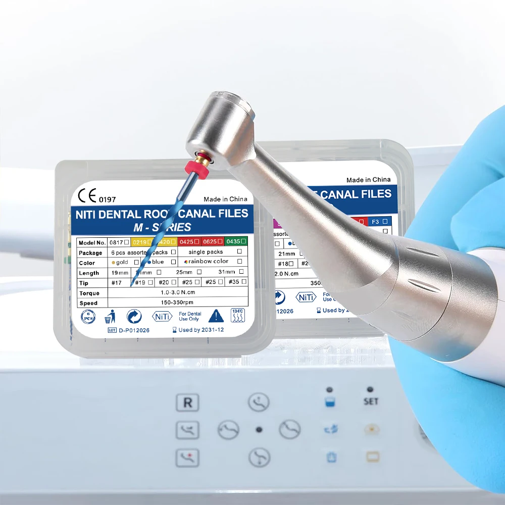 

Набор из 6 файлов для корневых каналов Niti (активированные), стоматологические инструменты, эндодонтические файлы, роторные файлы для корневых каналов, стоматологические материалы