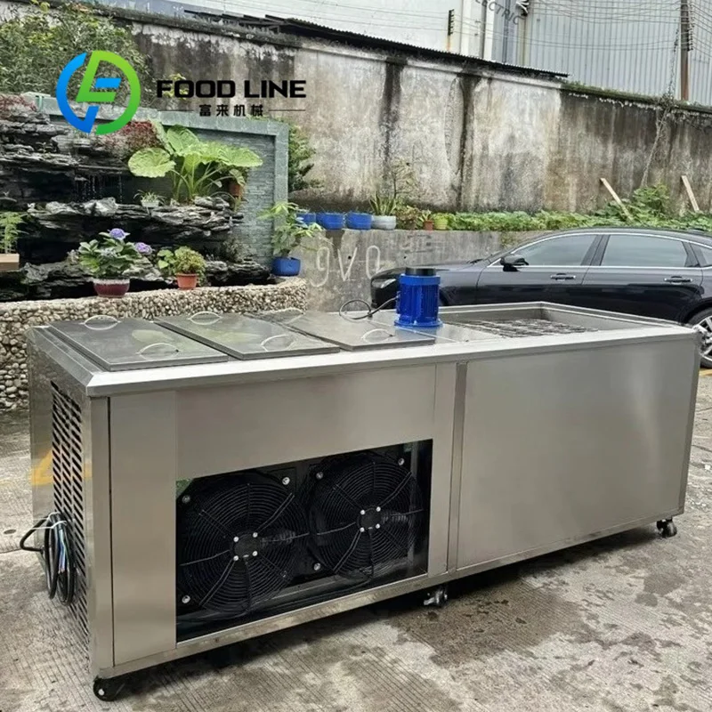 Customized Direct Cooling Industrial Ice Block Machine, 1 2 3 5 Ton Ice Brick Maker for Sale, Commercial High Efficiency