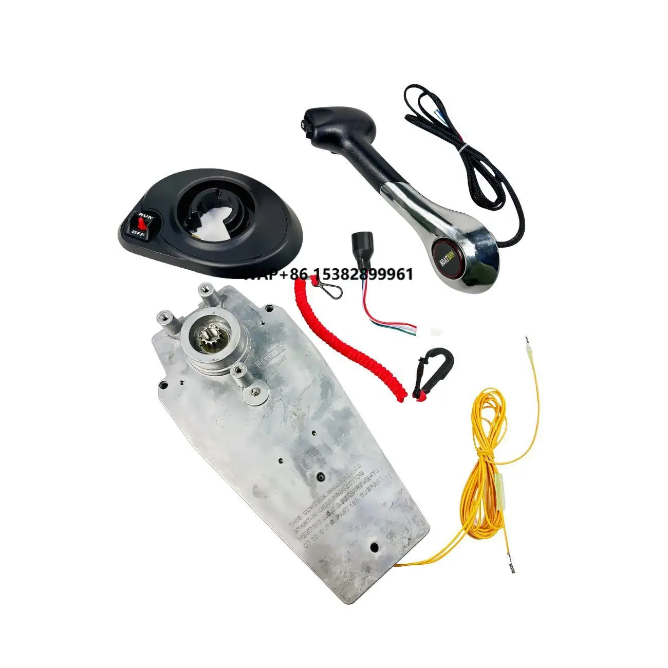 

ISURE Marine Ship Throttle Control Box Side-mounted Hidden 8M0030550 Type Right Hand Throttle Control Handle