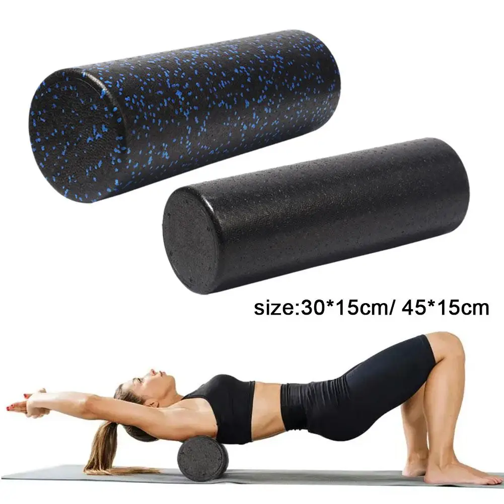 1pc Yoga Block Pilates rullo di schiuma rullo di massaggio dispositivo di rilassamento del tessuto muscolare per palestra Fitness Yoga Pilates sport O1q9