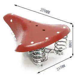 RETRO ROAD MTB BIKE CYCLING HOLLOW OUT SEAT LEATHER SADDLE