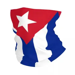 Cuba bandeira bandana capa de pescoço impresso envoltório cachecol máscara facial quente pesca para homem mulher adulto lavável