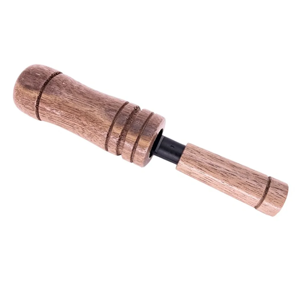 Outdoor Hunting Whistle Mallard Wild Bird Goose Call Oak Wooden Whistle Travelling Carrying Hunting Decoys Trap Whistle