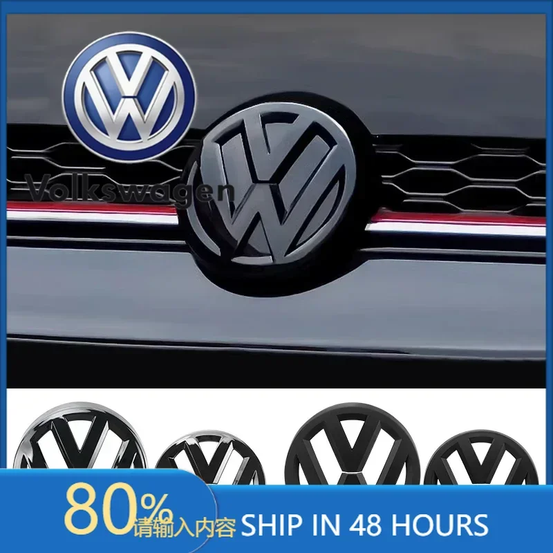 

Эмблемы и наклейки для автомобилей Volkswagen: глянцевые черные накладки на переднюю решетку, заднюю крышку багажника, логотип для VW Volkswagen GOLF 6 MK6 10-