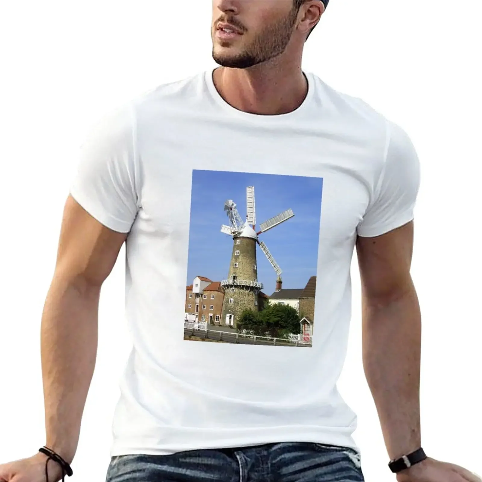 Maud Foster Windmill, Boston, Lincolnshire T-Shirt kawaii clothes black t shirts T-shirt short graphic t shirt t shirts for men