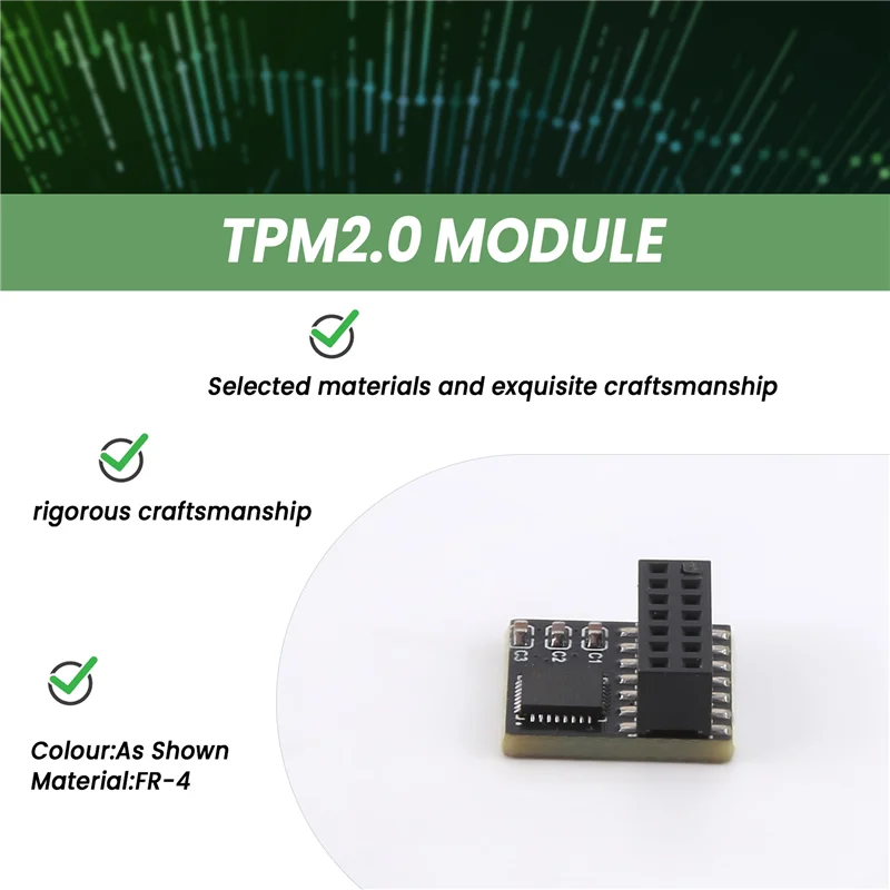 B74A TPM Security Module TPM2.0 dla ASUS TPM SPI Parallel Trusted Platform Module Wielofunkcyjny moduł przenośny