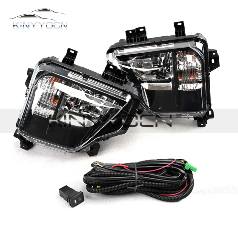 For Mitsubishi L200 Triton Front Bumper Fog Light Foglight Fog Lamp Foglamp DRL Day Running Lamp Headlamp