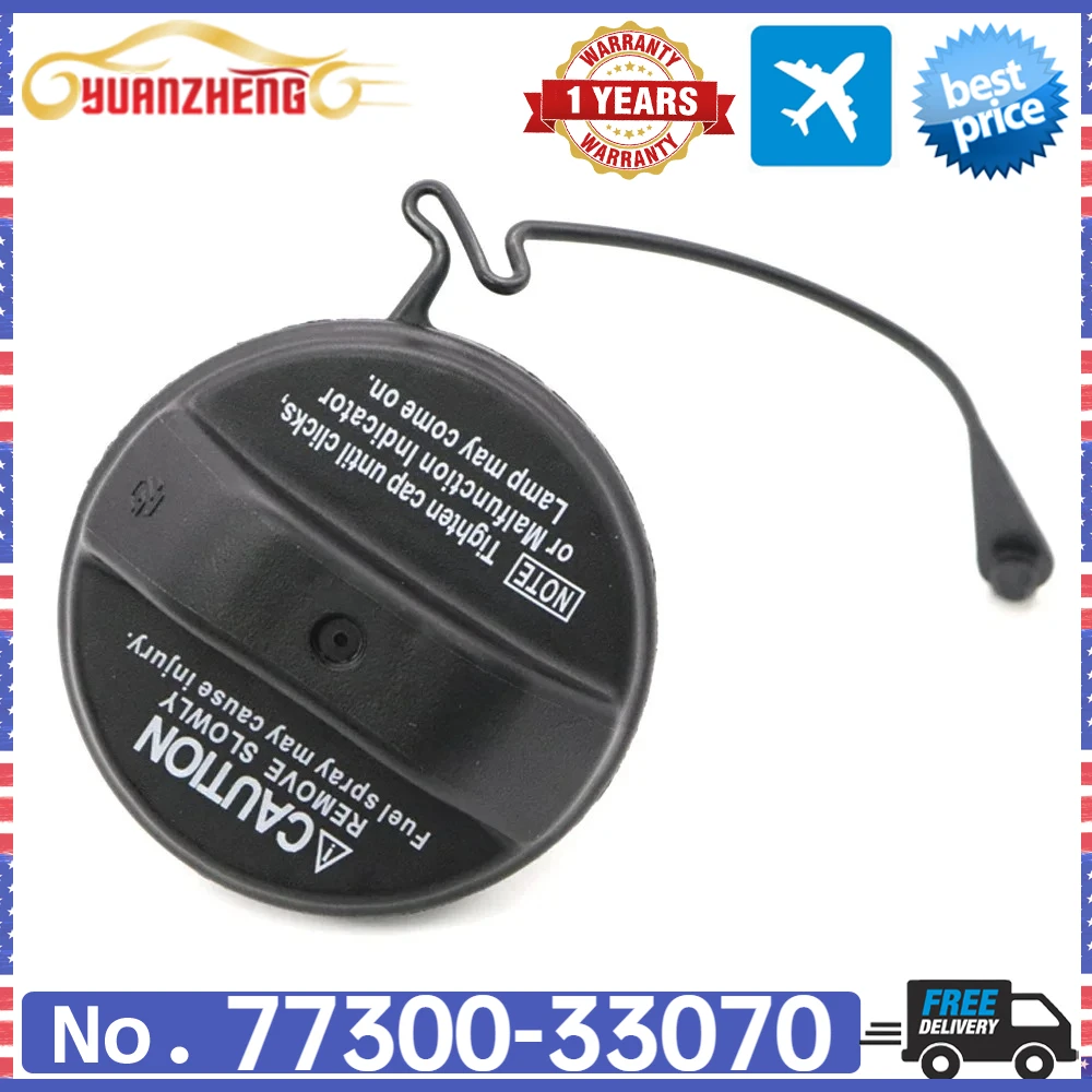 77300-33070 For Toyota Sequoia Sienna Camry Corolla Lexus ES300 ES330 New Fuel Tank Gas Filler Cap Covers Tethered Assembly