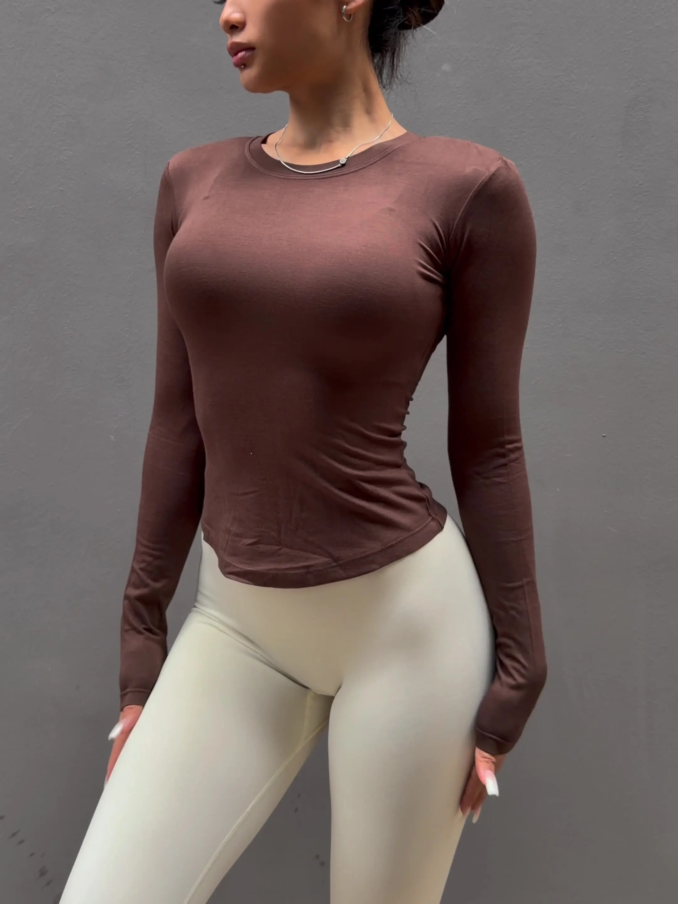 

New Arrival Women's Yoga Shirt Autumn Winter Thermal Under-Shirt