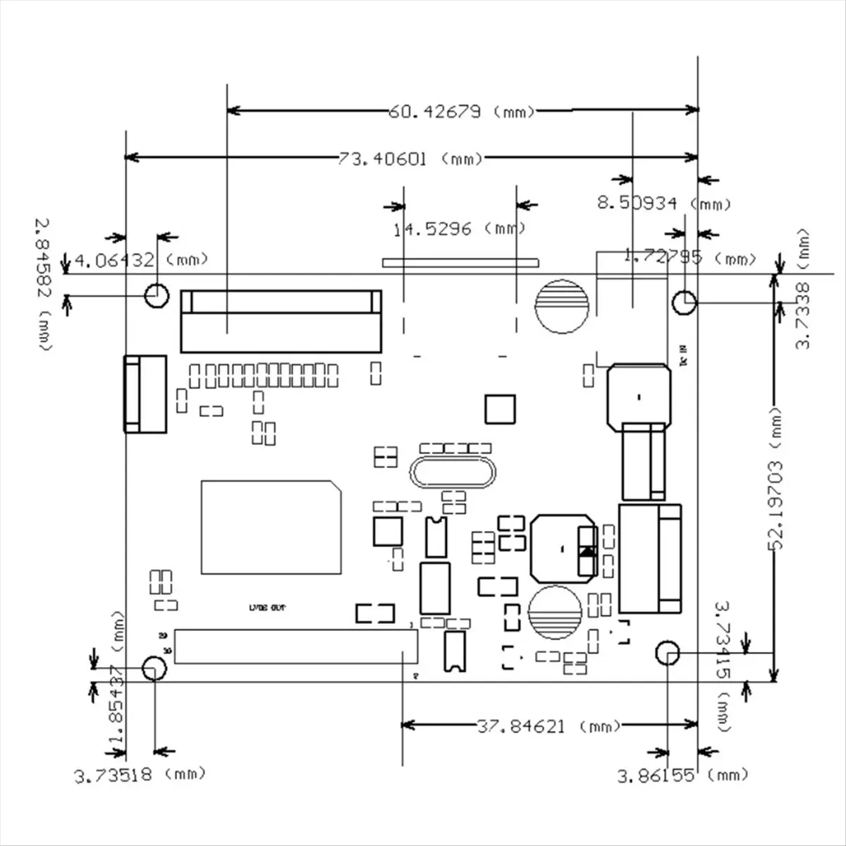 Super Sale 2K LCD Display Driver Board Notebook LCD Screen Driver Board 40pin EDP LCD Screen Driver Board