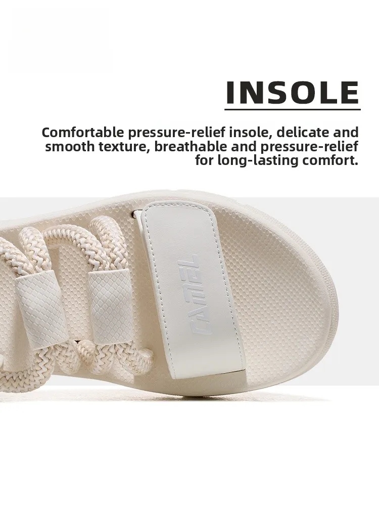 

Женские летние новые модели Camelus Sandals Sport oes, мягкие противоскользящие волшебные ленты Beach oes, дышащие, легкие