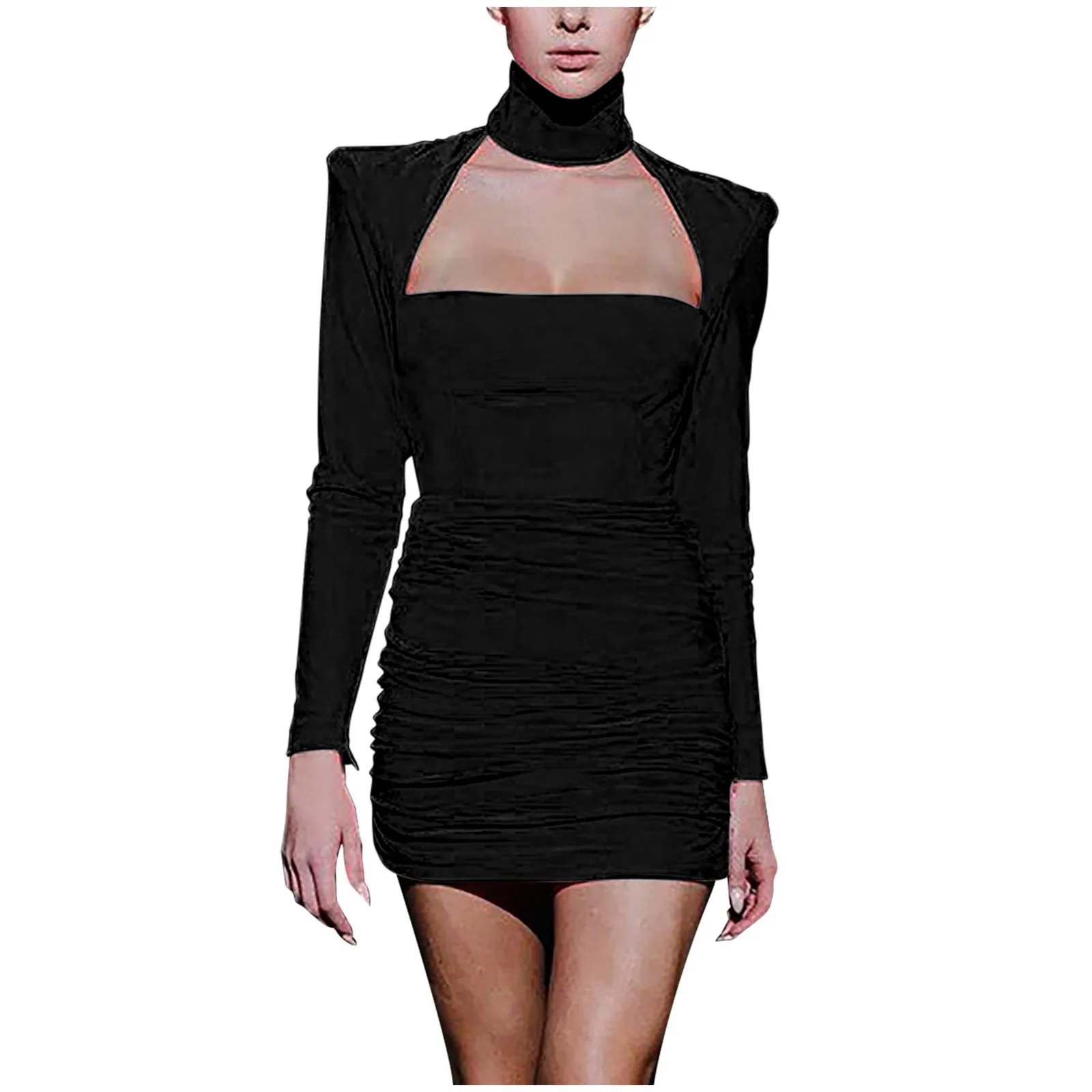 

Mini Cocktail Dress Women Sexy Bodycon Party Dress Irregular Sexy Party Lowcut Ladies Dress Slim Backless Dress Vestido