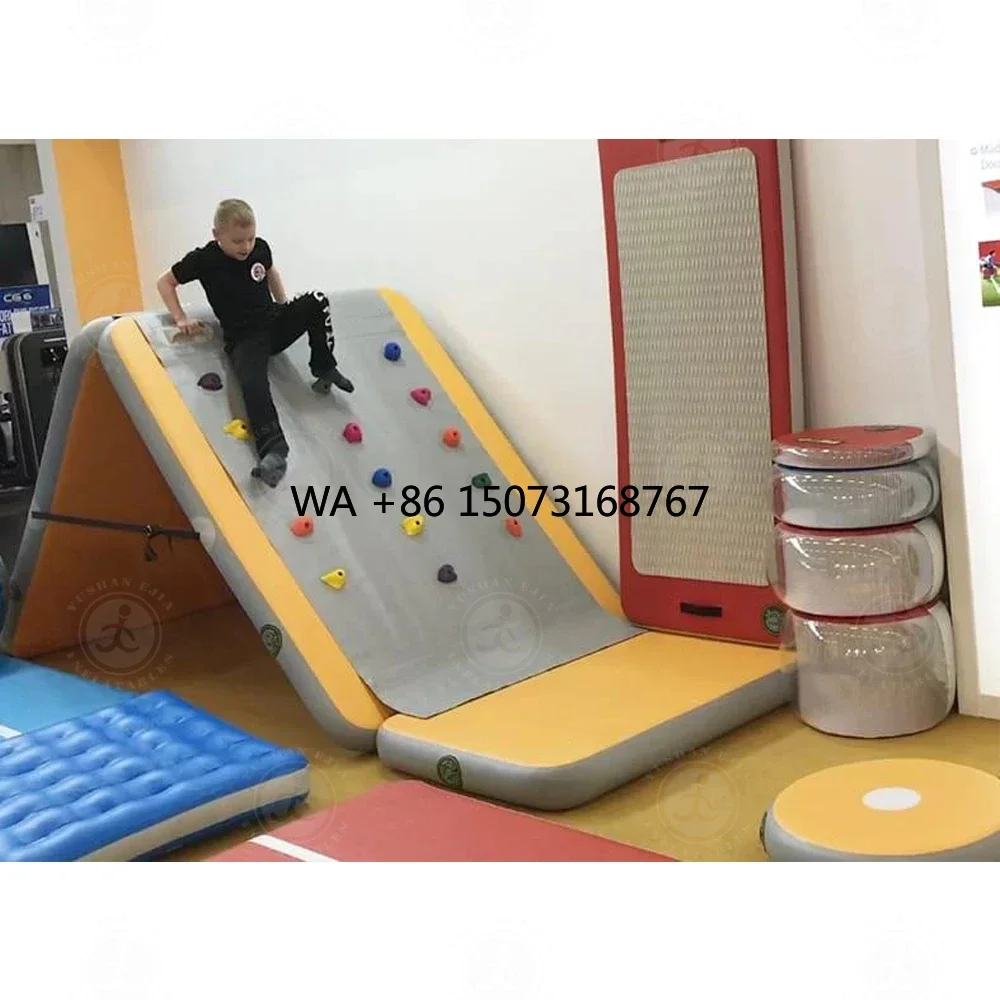

Kids Play Playground New Design Play Air Mat Inflatable Climbing With Slide for Children Outdoor Exercise Game