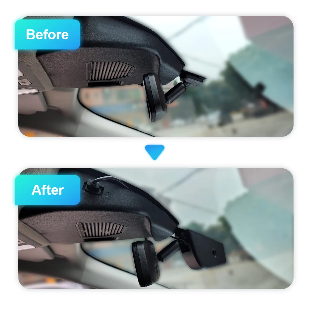 For Ford Kuga MK3 2019-2025& Escape 2013-2019, for Ford Kuga 2013-2017 4K Dashcam, ARB Original Fit Car DVR has WIFI APP Control