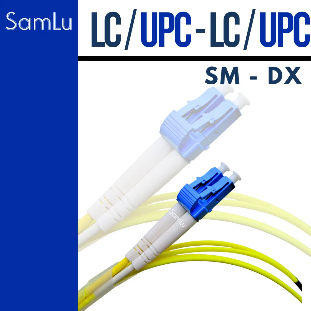 10 قطعة LC UPC البسيط 3.0/2.0 مللي متر بولي كلوريد الفينيل وضع واحد كابل البلوز الألياف التصحيح الحبل Fibra بطاقة التصحيح البصرية #1