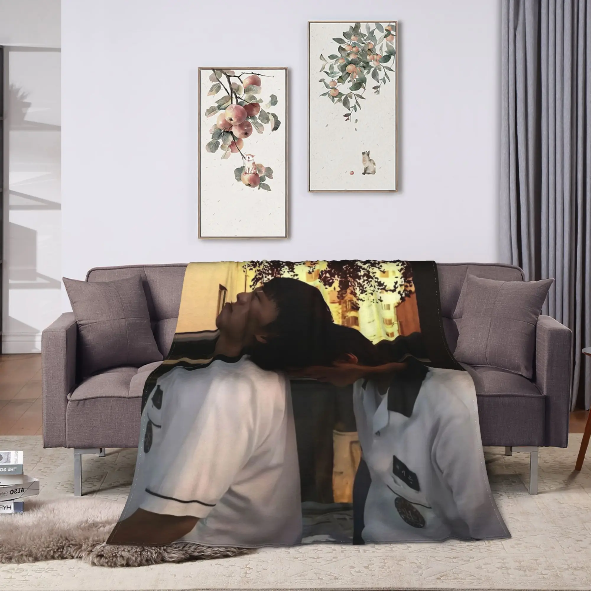 Warm BlanketBoy Girl Travel Hot Kdrama Weak Hero Class Throw Blanket  Flannel Bedspread For Living Room Aesthetic Sofa Bed Cover