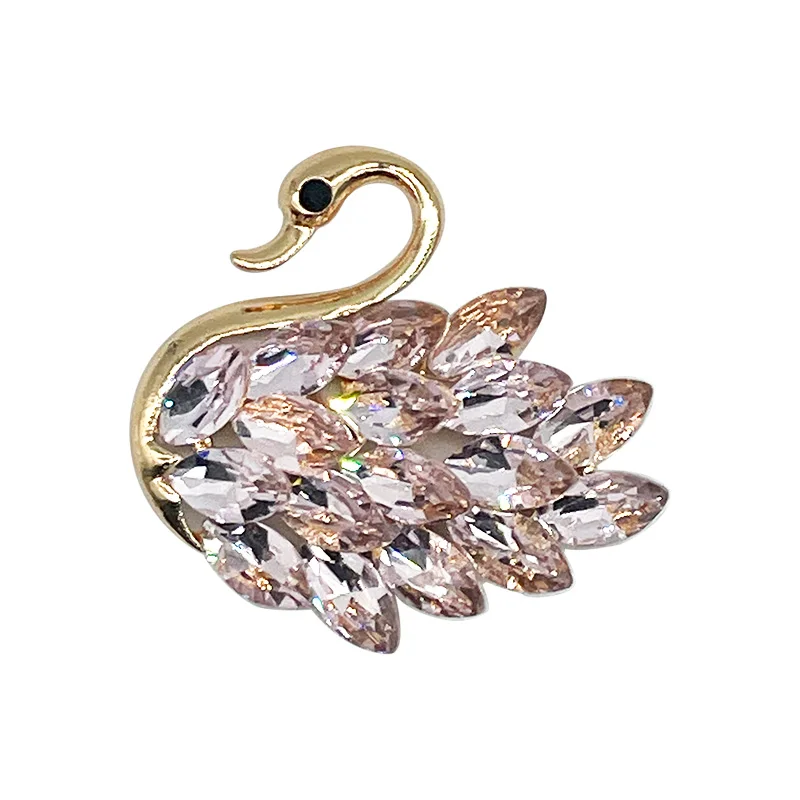 1/9 Stück rosa Krone Parfüm Designer Metall Schuh Charms Bling Fuchs Gans Luxus Schuh Dekoration Zubehör Pin Clog für Frauen Mädchen – Detail 7