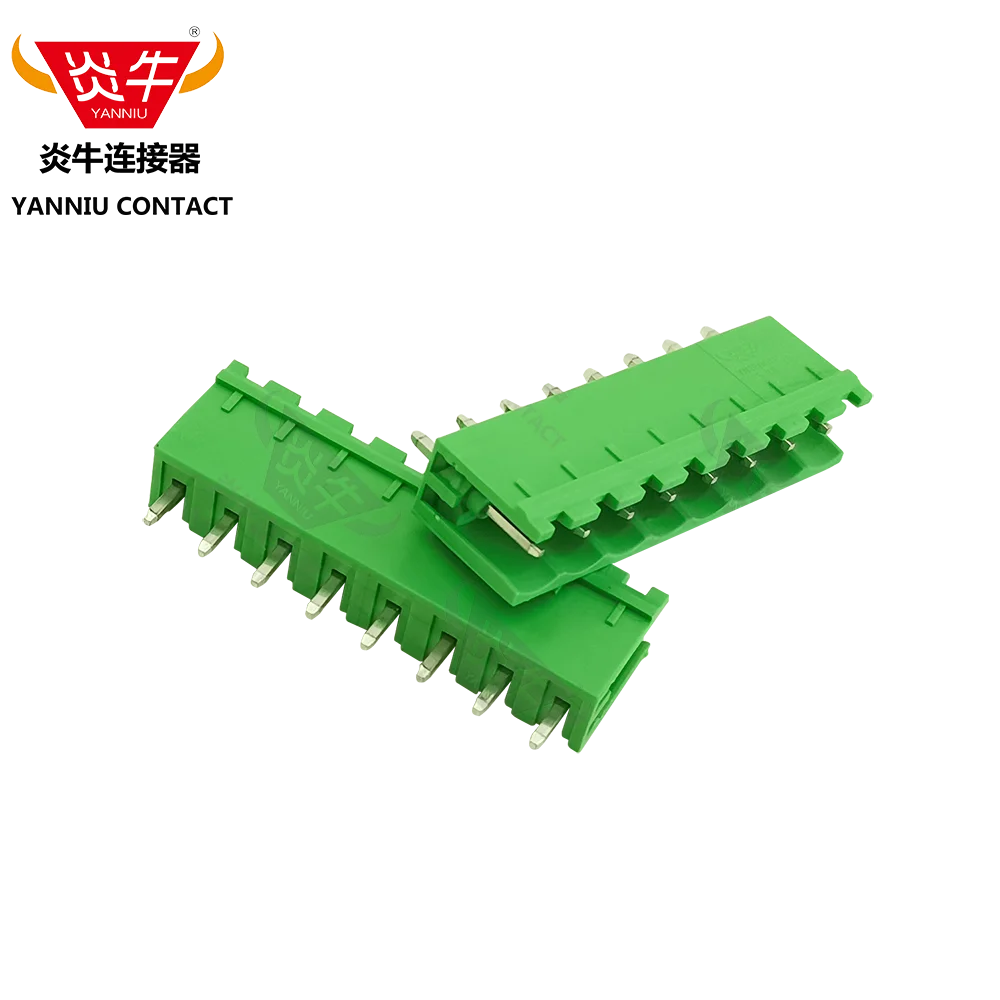 10Pcs KF2EDGV 5.08mm 2P ~ 12P PCB Green