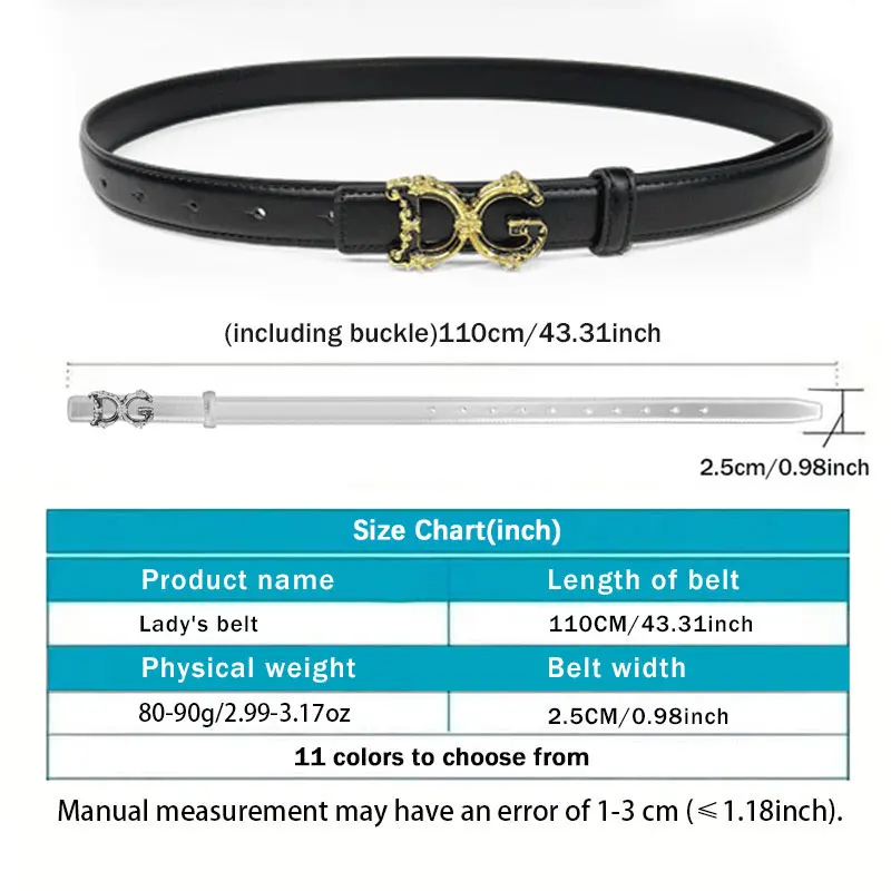 Cintura in vita Color Block Materiale durevole Lettera Logo Accento Cintura per lo styling a lunghezza regolabile