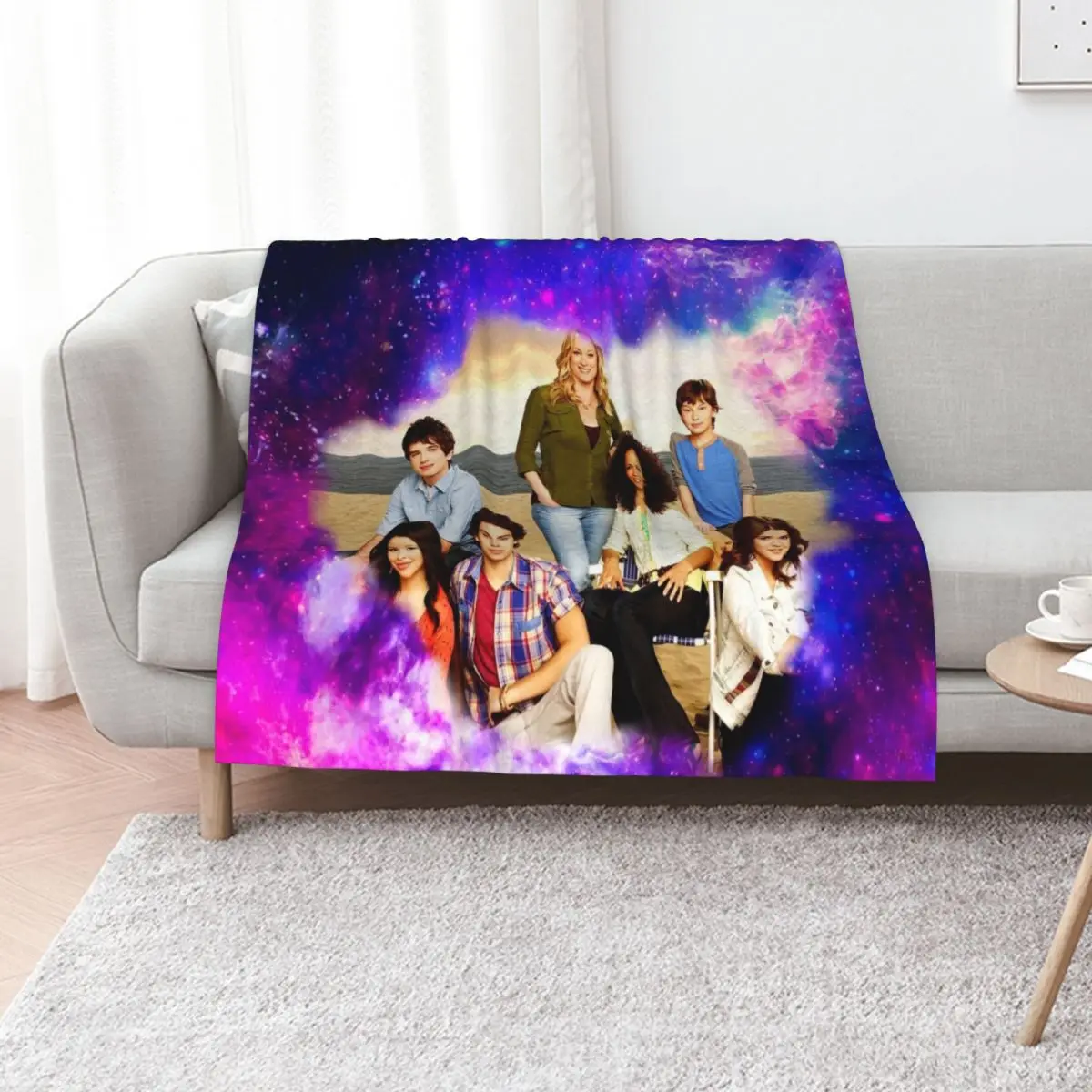 The Fosters Throw Blanket For Sofa Thin Quilt Vintage Beach for sofa bed plaid Blankets