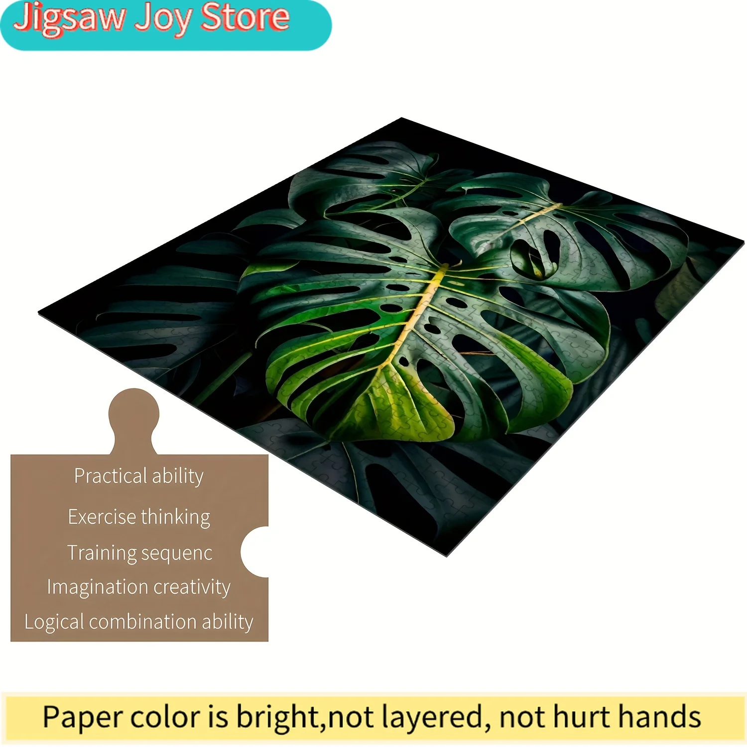 

Premium Family Entertainment Jigsaw Puzzle - Green Whispers - Wooden Crafts Featuring Seamlessly Fitting Pieces, Fostering In