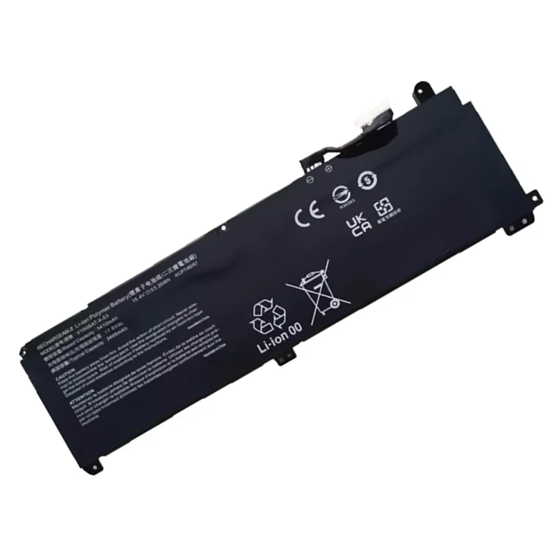 Imagem -02 - Bateria do Portátil para Clevo V150bat341 11.55v 3465mah 41wh V150bat-453 15.4v 3510mah 53.35wh V150pnj V150pnk V155pnkq v1