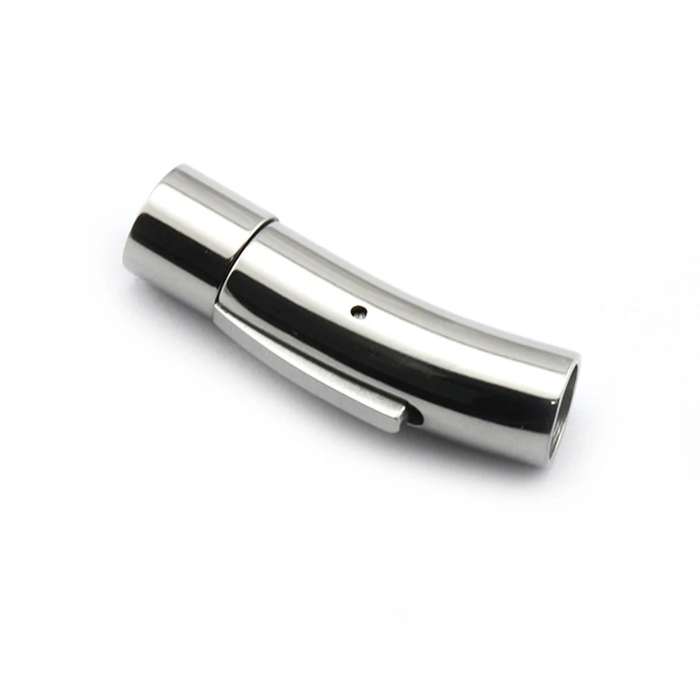 

2pcs Stainless Steel Magnetic Clasp 5Mm Diameter Cord End For Diy Jewelry Making Supplies Clasps Accessories