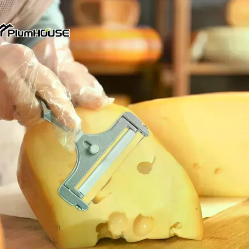 Stainless Steel Cheese Slicer Adjustable Thickness Butter Cutter Soft And Semi-Hard Kitchen Cooking Tools Cheddar Gadgets Grater