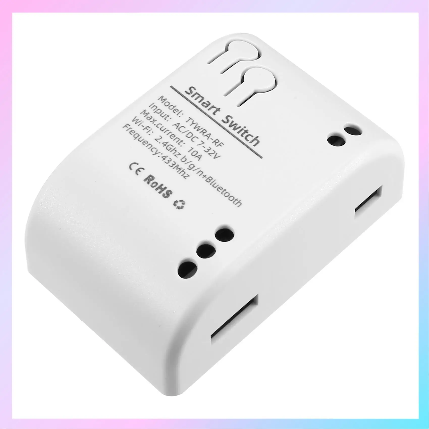 

Модуль переключателя умного Wi-Fi AB25-Tuya AC/DC7-32 В RF 433, радиопульт дистанционного управления, 1/2 канала, реле для умного дома Alexa