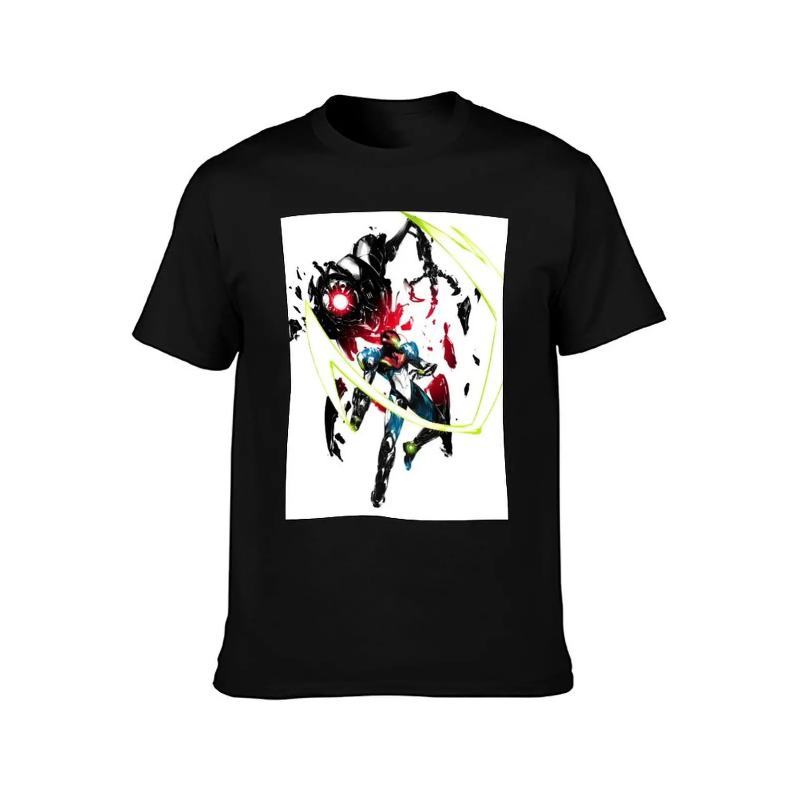 Metroid Dread - Escaping Emmi T-Shirt plus size clothes sports fans graphics cotton graphic tees plain white t shirts men