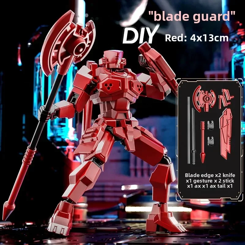 T13 multi descompressão titan forma anjo robô multi conjunta montado modelo brinquedo festival presente computador desktop decoração um 1/9