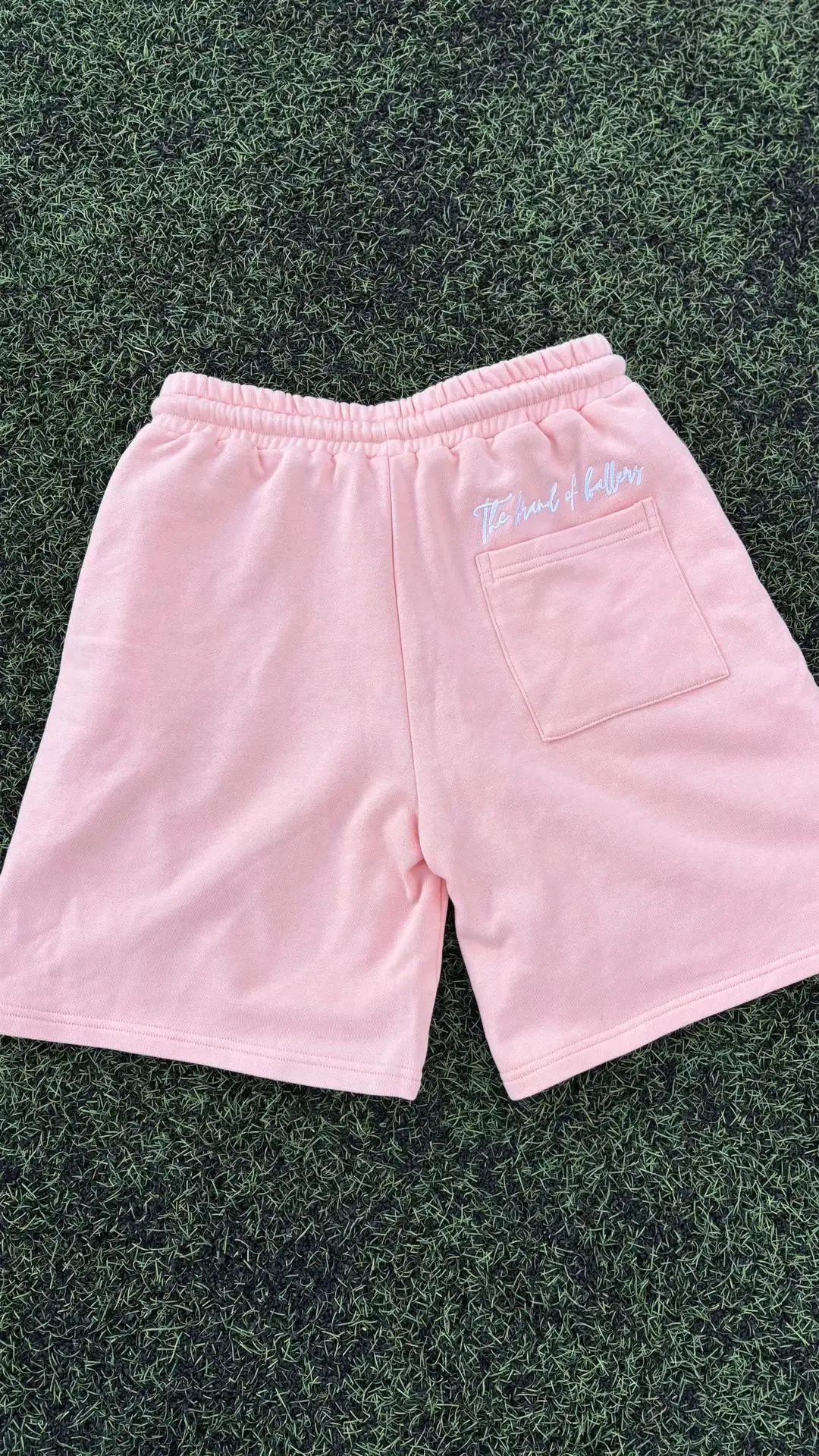 Pink Letter Embroidered Sweatpants Shorts High Waisted Drawstring Casual Home Street Style Sports Pants 2026 New Style