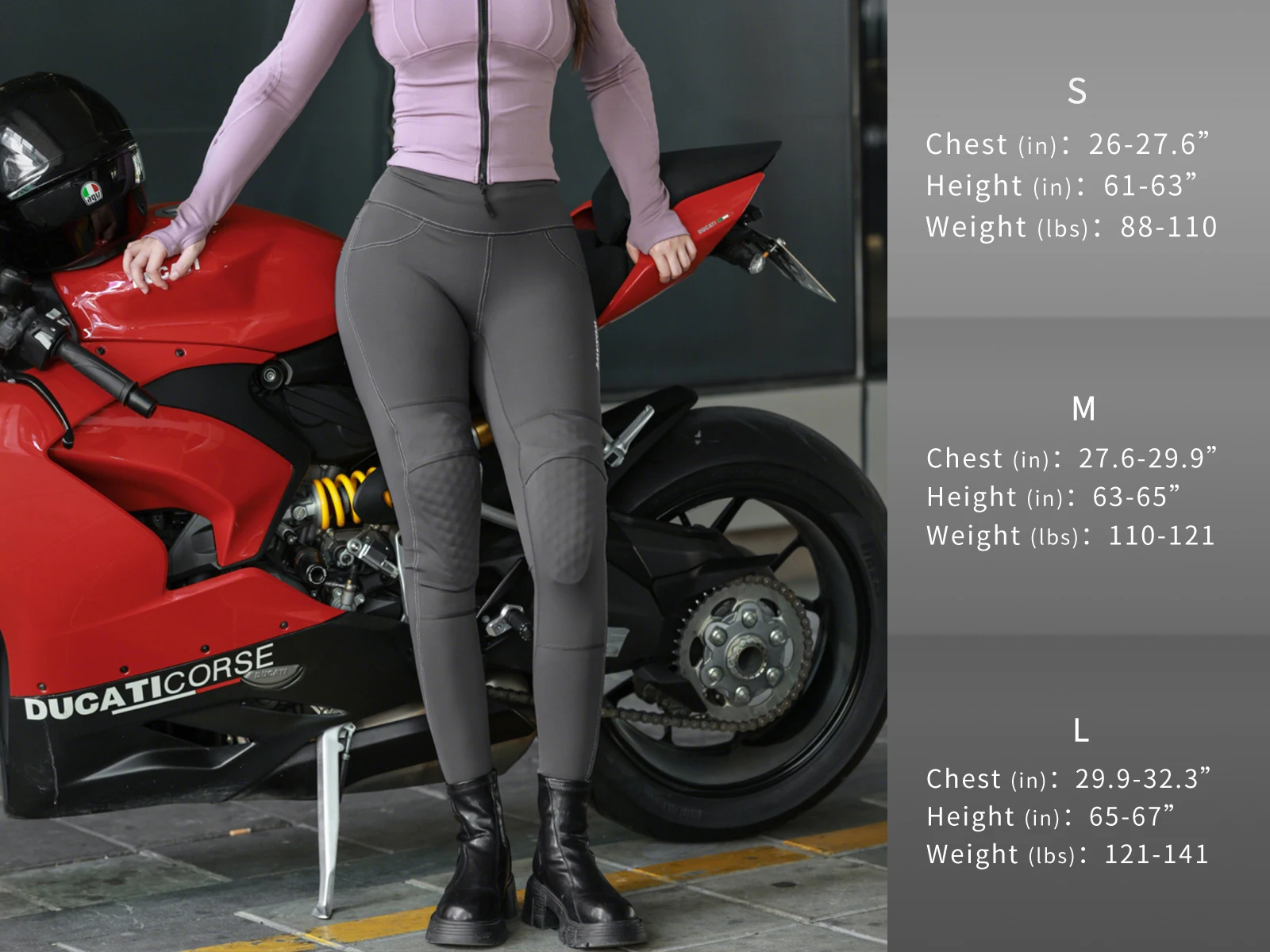 WOSAWE Dames Motorbroek Slim Fit met Off-road Outdoor Rijbroek Met CE Beschermende Kniebeschermers Motocross Motorbroek