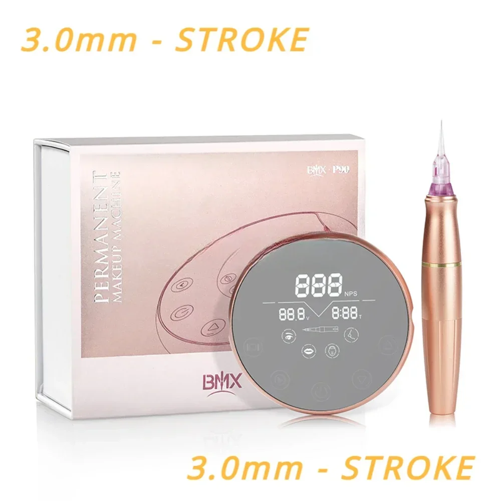 Popular Biomaser P90 Eyebrow Permanent Makeup Machine 3mm Stroke Professional Machine Eyebrows Tattoo pen